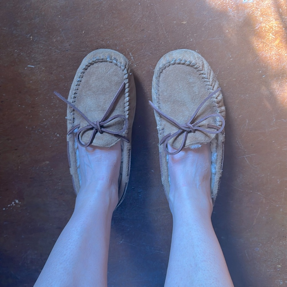 UGG slippers. Women’s 8. Tan.